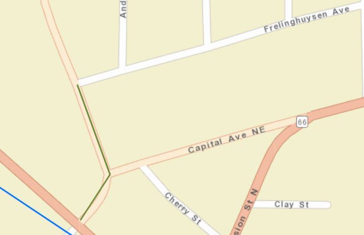 Lane Shift on Capital Avenue NE