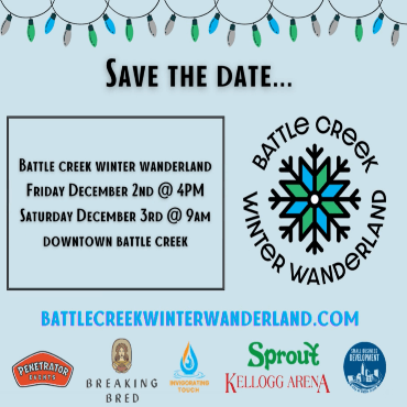 The 2022 Battle Creek Winter Wanderland flyer with event details.