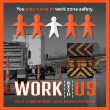 Image of freeway traffic and orange work cones.