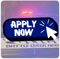 Apply Now Button, Police Car with lights