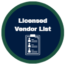 vendor list blue-green circle