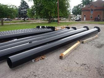 Traffic signal mast arms