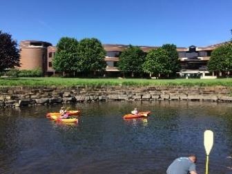 kayaking downtown