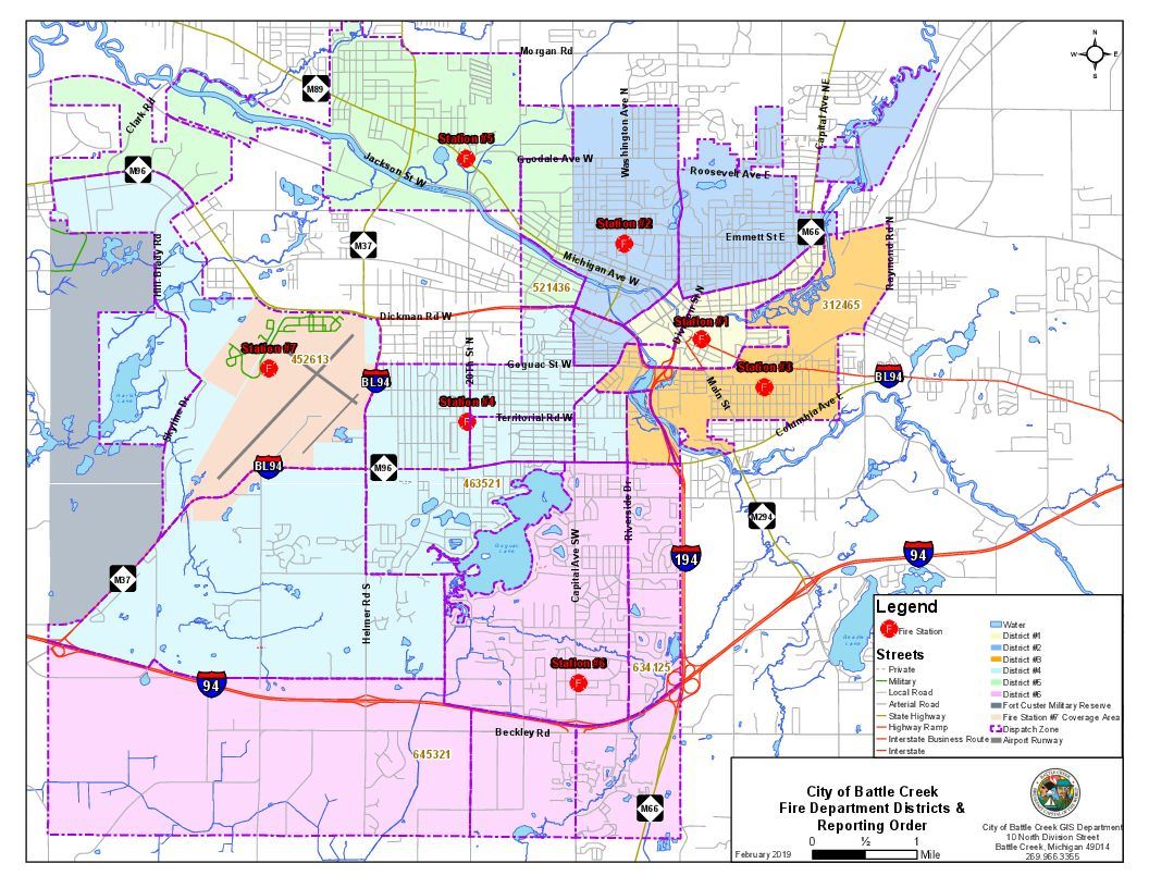 Fire station map 2019