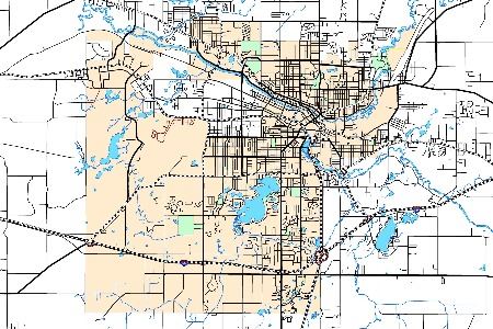 Battle Creek Streets map Opens in new window