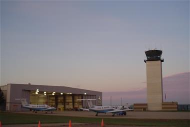 WK Kellogg Airport tower