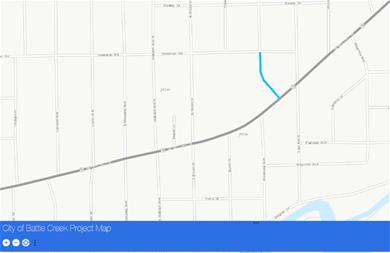 Public Works construction project map